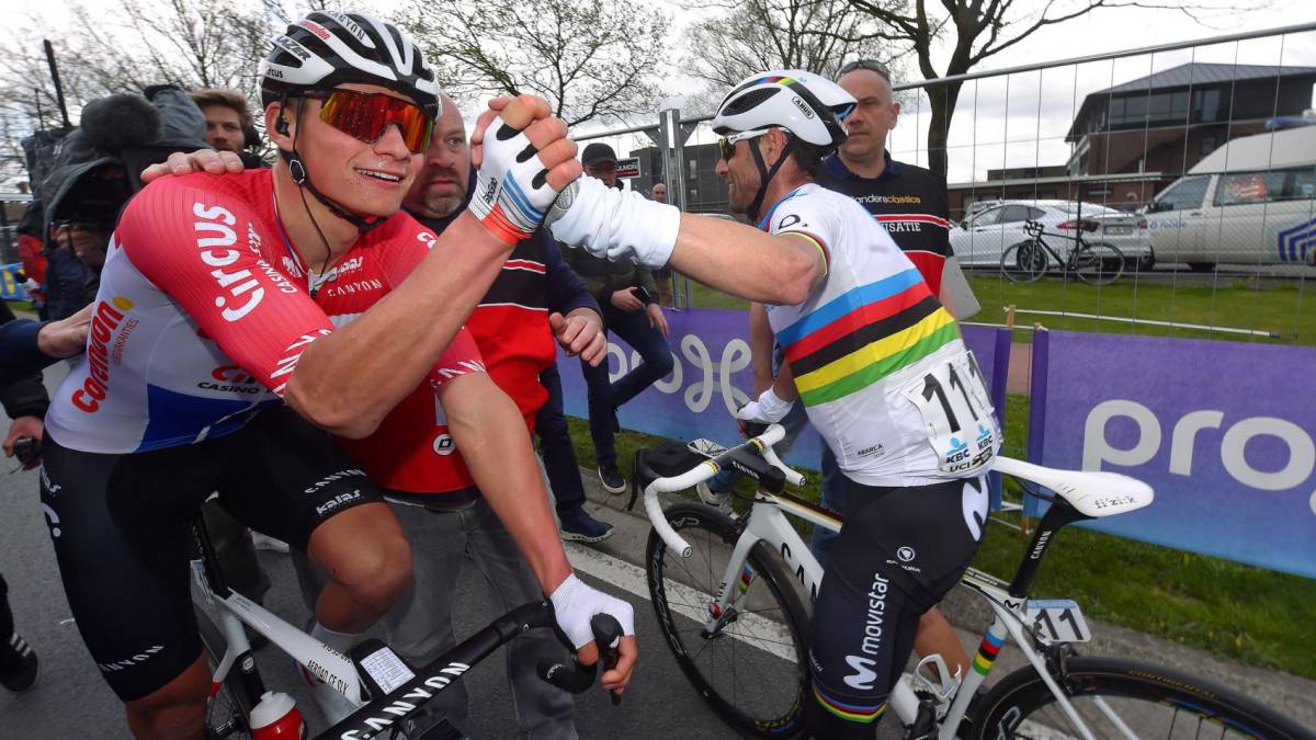Alejandro Valverde y el nieto de Poulidor asaltan Flandes