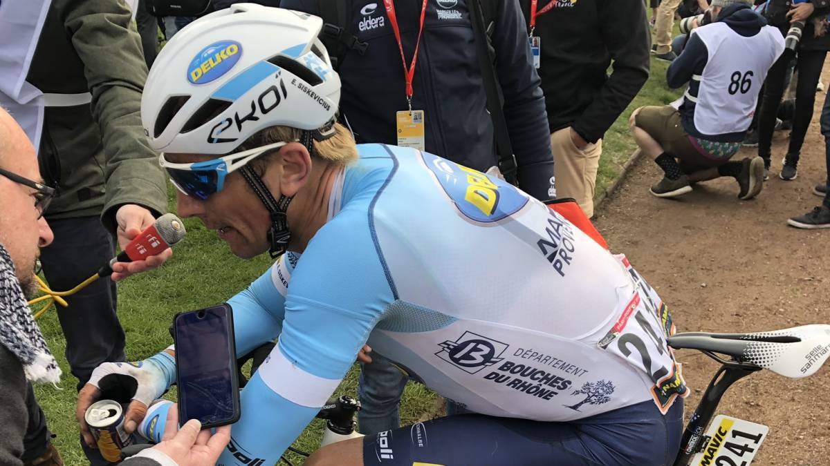Siskevicius, de llegar en 2018 con el velódromo de Roubaix cerrado a ser noveno en 2019