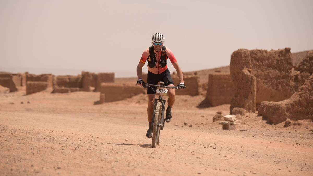 Gustafson, el único sueco presente en la Titan Desert