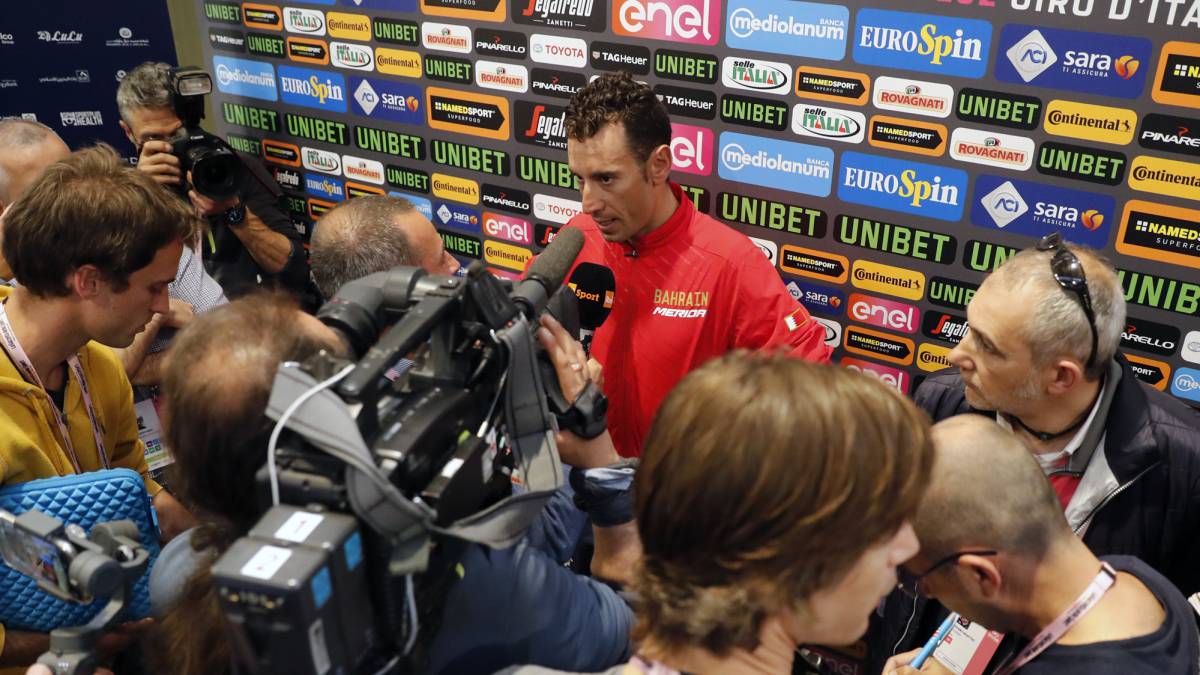 Nibali: "Valverde ganó el Mundial a los 38 años, ¿por qué no conquistar el Giro con 34?"
