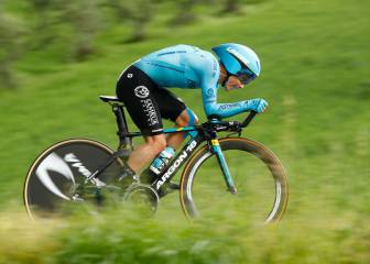 Vinokourov, tras la crono de López y sus percances: