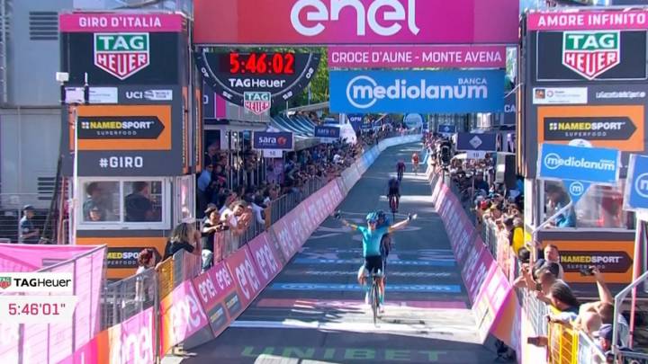 Resumen del Giro de Italia, etapa 20: Bilbao gana, Landa sube al podio y Carapaz acaricia el Giro