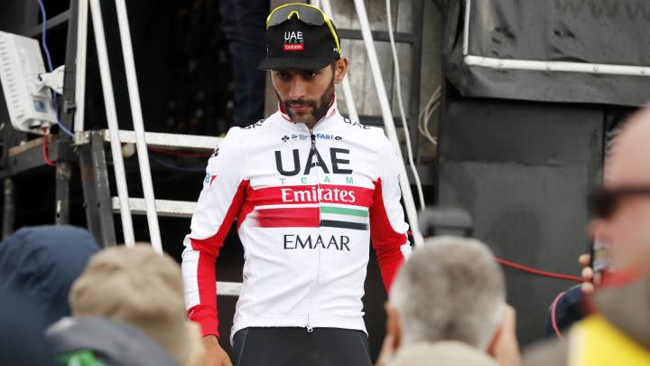 Fernando Gaviria, durante el Giro de Italia 2019.