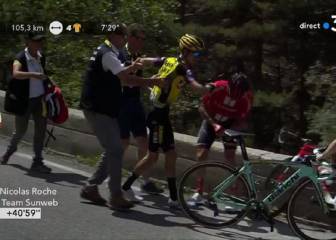 Bennett y Roche se fueron al suelo en el descenso de Vars
