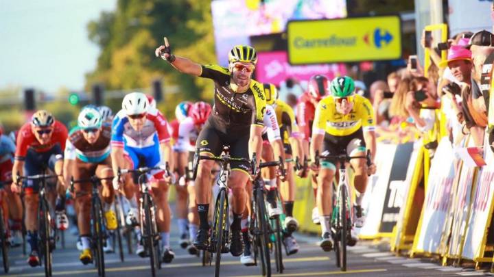 El esloveno Mezgec sorprende a Gaviria, Ackermann sigue líder
