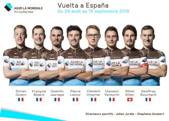 Trek, Ag2r y Lotto presentan sus equipos para la Vuelta