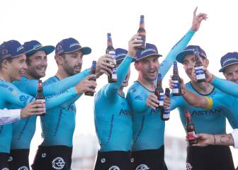 Astana gana la contrarreloj