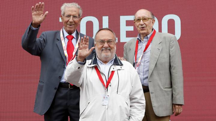 Jiménez, Bahamontes y Relaño, homenajeados en la etapa