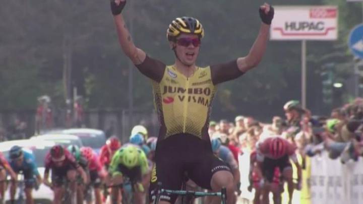 Un mal desvío elimina a Valverde en otra exhibición de Roglic