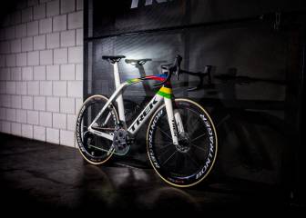 Así es la flamante bici arcoíris de Pedersen: Trek Madone SLR