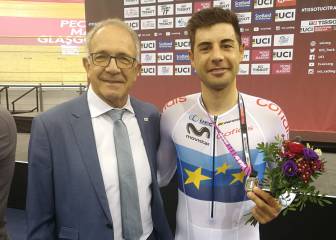 Sebastián Mora, plata en la Copa del Mundo de scratch
