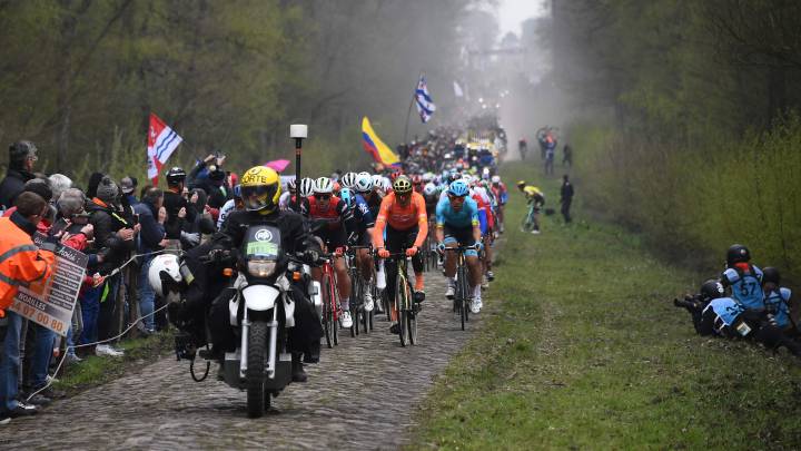 Imagen de la París-Roubaix 2019.