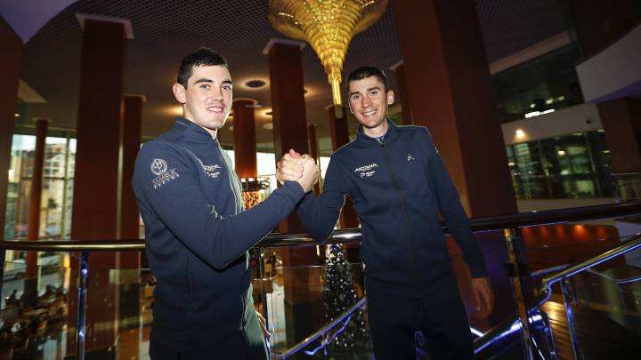 Alex Aranburu y Óscar Rodríguez Astana 2020