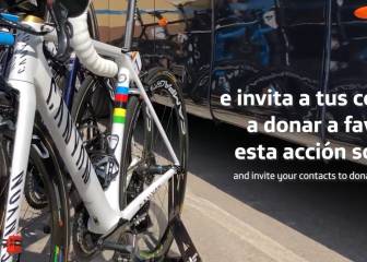 Movistar recauda 17.000 euros en el sorteo de la bici de Valverde