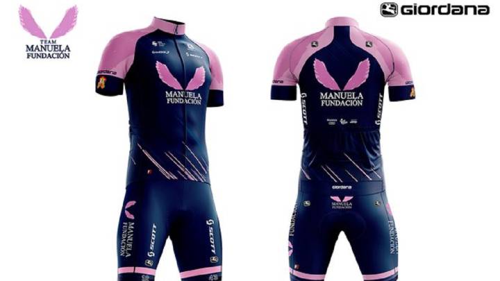 Imagen del maillot del nuevo equipo Manuela Fundacion, que relevará como sponsor a Mitchelton-Scott.