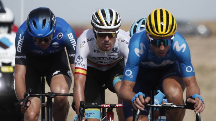 Los españoles en la 12ª etapa del Tour de Francia 2020.