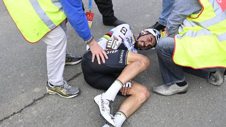 Alaphilippe pasará este lunes por el quirófano tras su caída