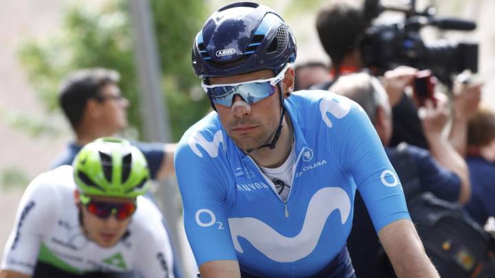 El ciclista del Movistar Jorge Arcas.