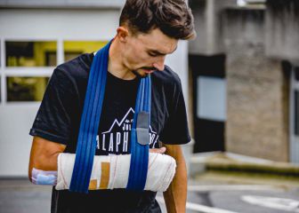 Alaphilippe y su caída en Flandes: