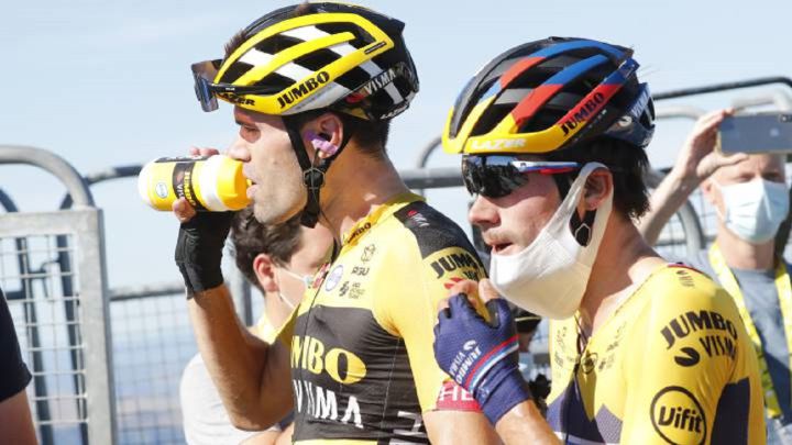 Roglic y Dumoulin Vuelta 2020