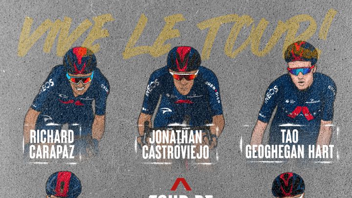 El Ineos anuncia equipo para el Tour y una nueva estrategia