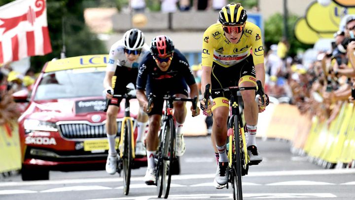 Vingegaard hace humano a Pogacar en el Mont Ventoux