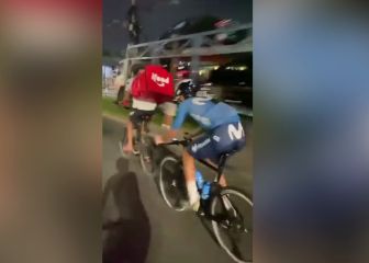 Ciclista del Movistar y rider en chanclas enamora al ciclismo