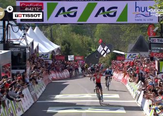 Teuns se alza en el Muro de Huy y Valverde queda segundo