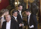 James y Bacca, invitados de honor a cena en el Palacio Real