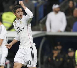 James Rodríguez, titular ante el Atlético de Madrid