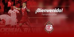 Toluca hace oficial el fichaje de Fernando Uribe
