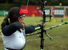 Ana María Rendón gana plata para Colombia en tiro con arco
