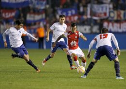 Santa Fe cambia su juego y trae el 2-0 ante Nacional de Uruguay