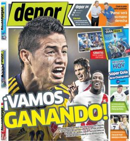 En Perú celebran lesiones de James y Macnelly