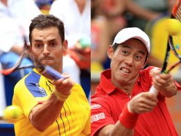 Giraldo pierde el segundo set 6-2 con Nishikori en la Davis