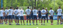 Argentina está en Barranquilla para enfrentar a Colombia
