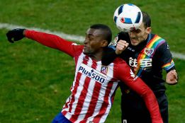 Jackson Martínez en el partido Atlético de Madrid vs Rayo Vallecano de Copa del Rey