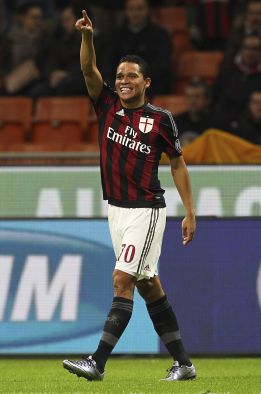 Bacca llega a 5 goles en Serie A jugando en San Siro