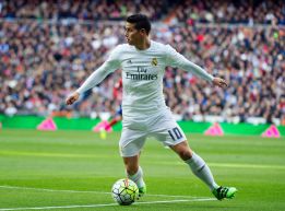 James Rodríguez con el Real Madrid