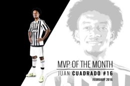Hinchas eligen a Cuadrado como el mejor jugador de febrero