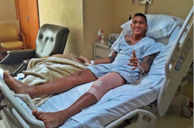 Francisco Meza operado con éxito de su lesión de ligamento