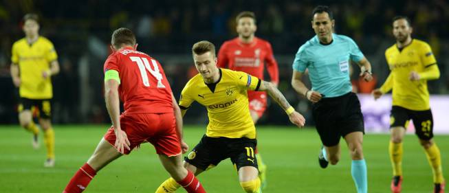 Borussia Dortmund vs Liverpool en vivo y en directo online, ida de los cuartos de final de la Euro League 07/04/2016
