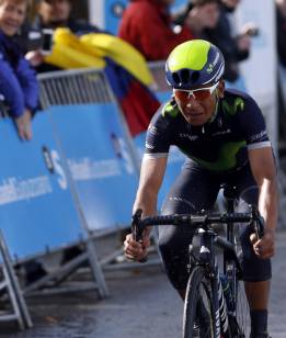 Henao y Nairo en el podio de la Vuelta al País Vasco