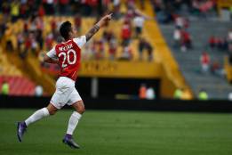 Luis Manuel Seijas, el nuevo goleador y líder de Santa Fe