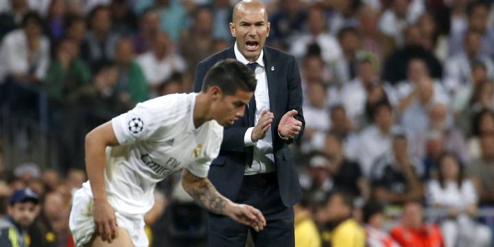 Zidane continuará en el Real Madrid. El futuro de James en el aire