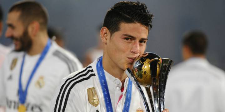 James ganó el Mundial de Clubes con el Real Madrid