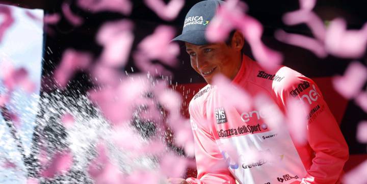 Esteban Chaves líder del Giro de Italia