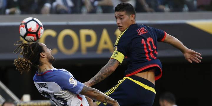 Colombia crush United States in Copa America but James injured