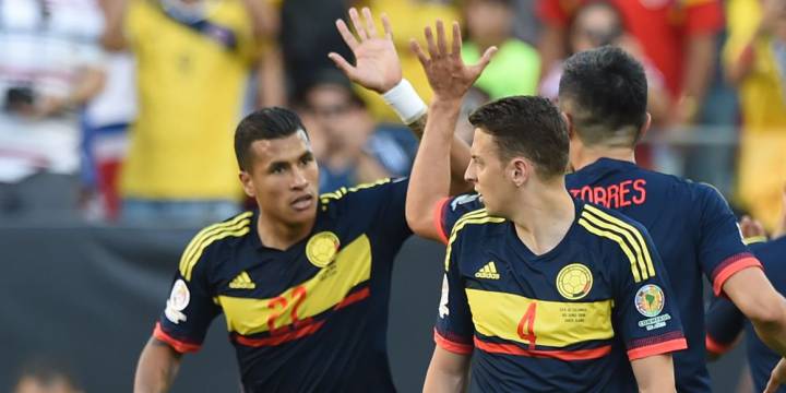 Jeison Murillo, defensa titular de la Selección Colombia que disputa la Copa América Centenario 2016.