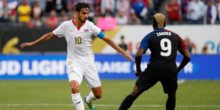 Bryan Ruíz capitán de Costa Rica buscará la victoria frente a Colombia